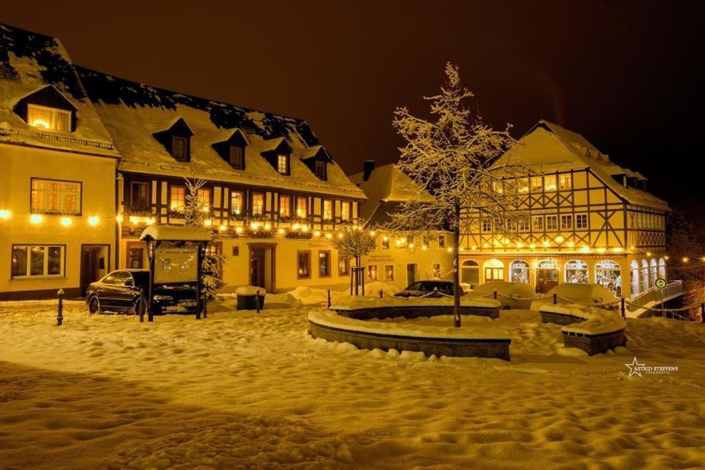 Gartentraum, Feuergrill, Kids-Spielwelt, 4Raeume Hartenstein  Kültér fotó